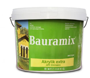 Акриловая эмульсия фасадная Bauramix — Akrilik Extra 15кг, фото 2