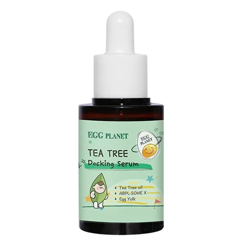 EGG planet tea tree docking serum 30ml Успокаивающая сыворотка с экстрактом зеленого чая и чайного дерева