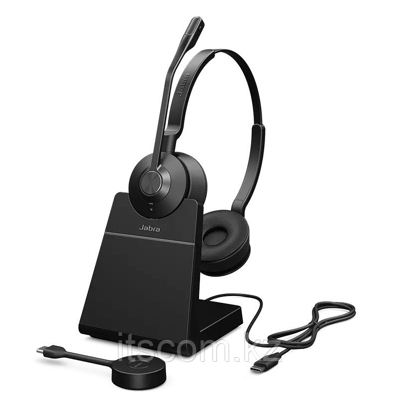 Беспроводная гарнитура Jabra Engage 55, Mono USB-C, UC, Stand (9553-435-111)