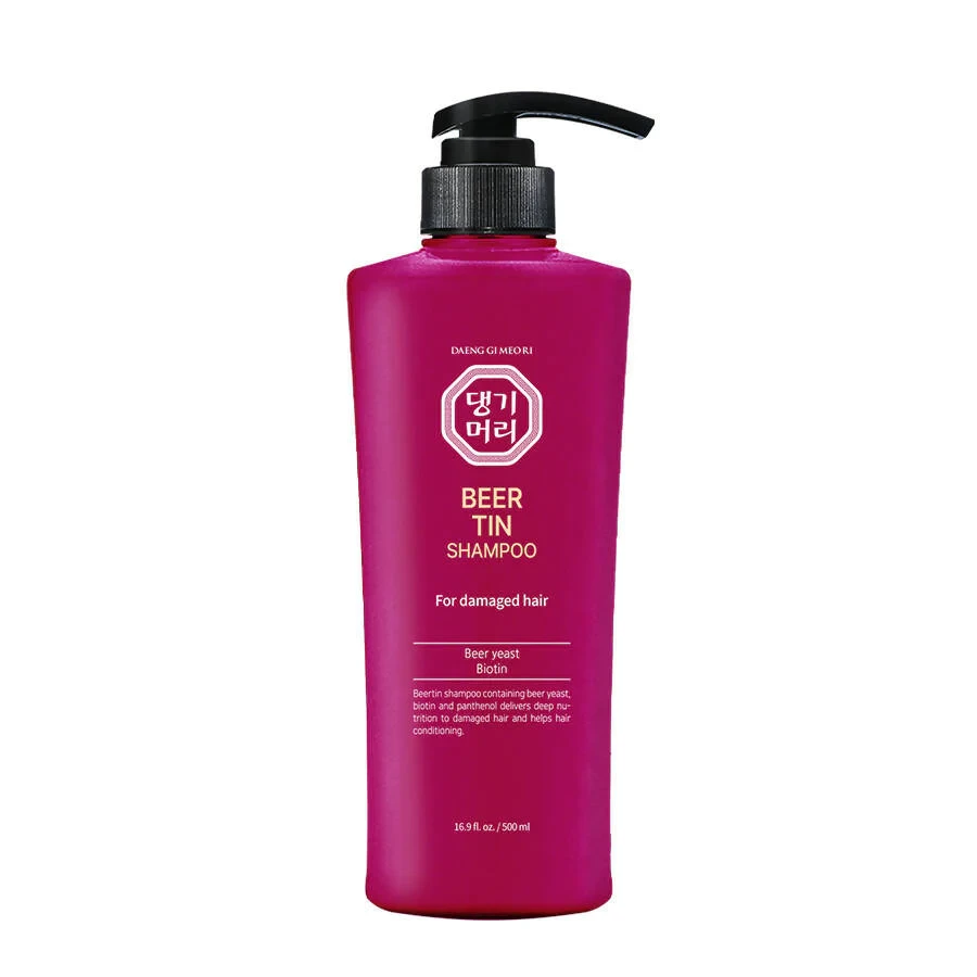 Daeng Gi Meo Ri BEER TIN SHAMPOO Шампунь для поврежденных волос 500мл