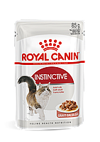 Royal Canin Instinctive in Sause, Роял Канин кусочки в соусе для кошек, профилактика МКБ, пауч 85 гр