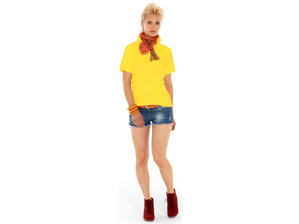 Рубашка поло Boston женская, желтый - фото 2 - id-p110526599