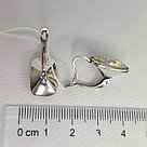 Серьги из серебра ювелирное стекло европейской огранки Красная Пресня 33612870-11, фото 3