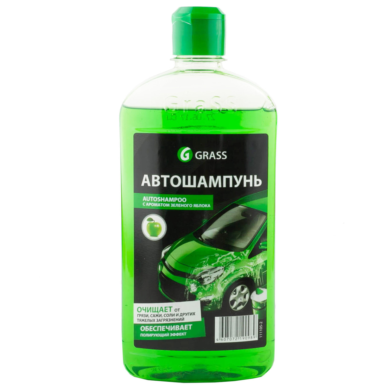 Средство Grass Автошампунь для ручной мойки 1000мл (яблоко)