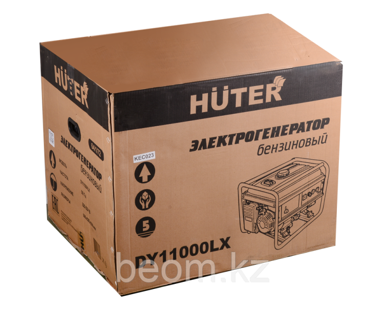 Бензиновый генератор Huter DY11000LX (8.5 кВт | 220В) электростартер - фото 9 - id-p110527875