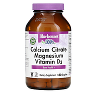 Цитрат кальция с магнием и витамином D3, 180 капсул