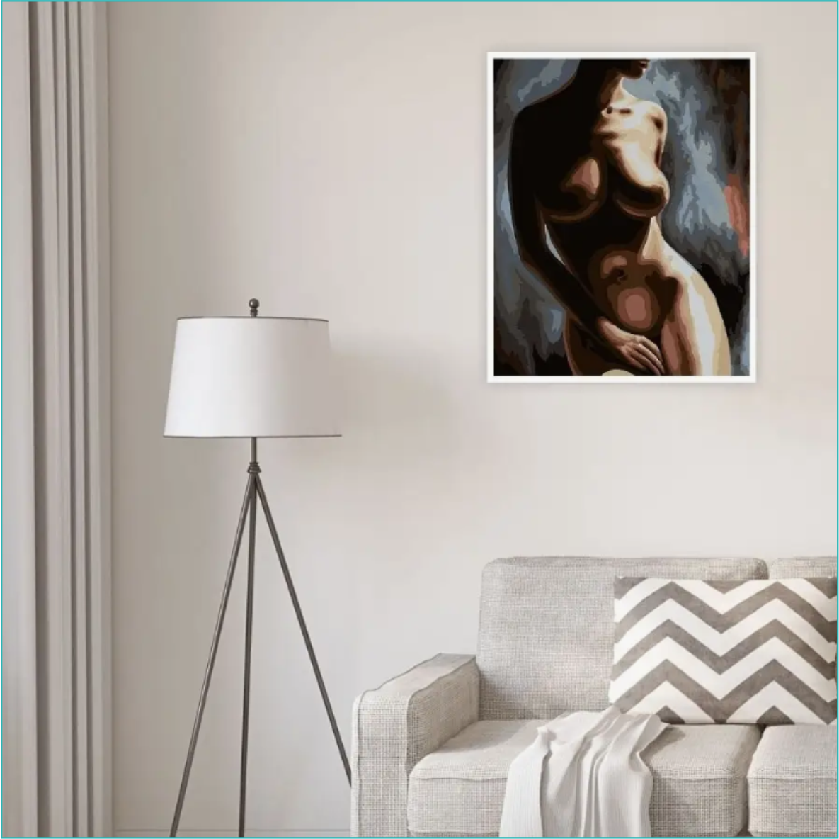 Картина по номерам "Обнаженная девушка. Венера" (40х50) - фото 2 - id-p110531007