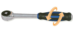 Трещотка с поворотной рукояткой 1/4 5204