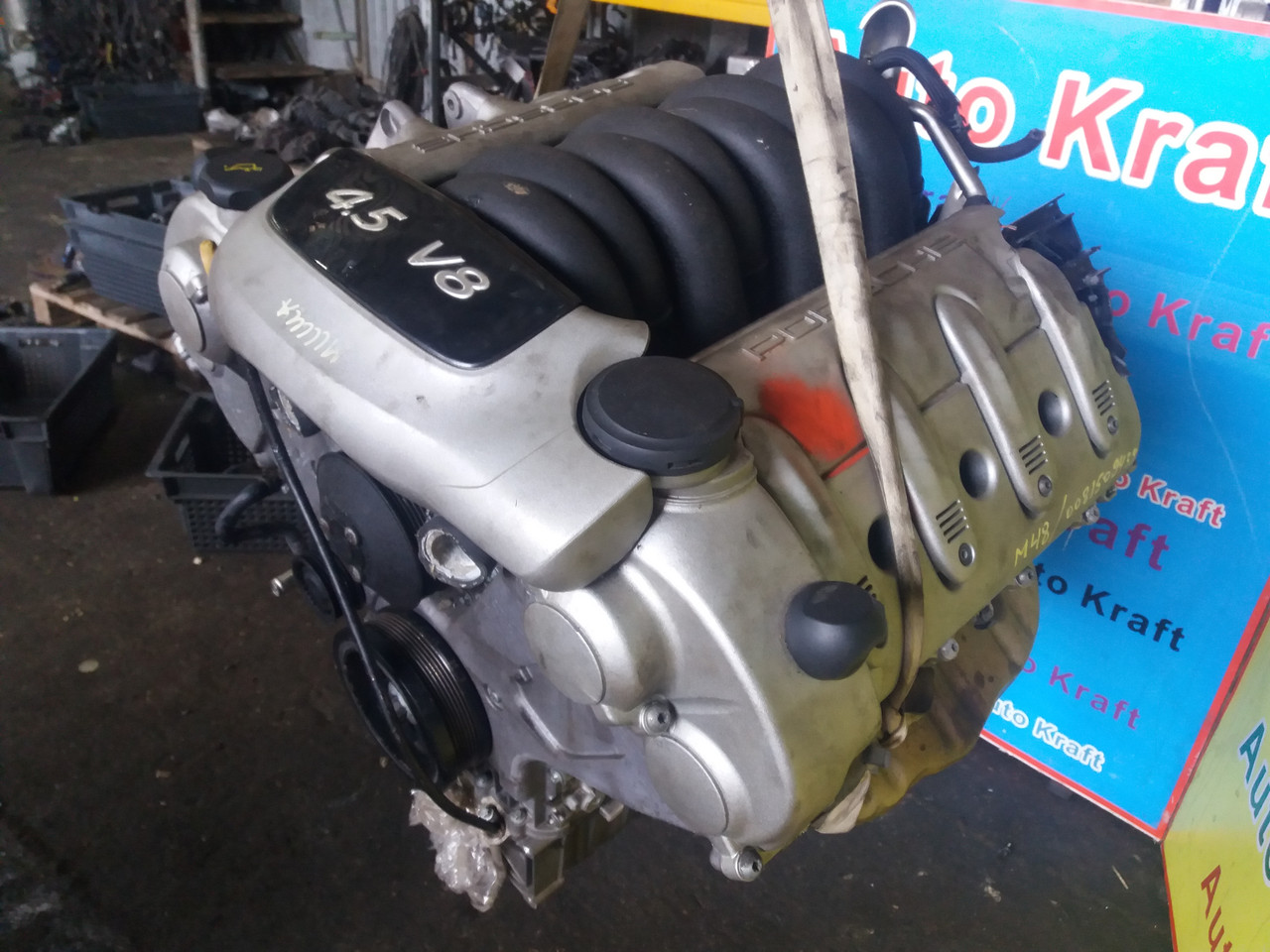 Двигатель M485082602131 Порш Каен 4.5 Turbo - фото 1 - id-p110530871