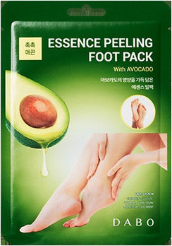 DABO Пилинг- носочки Avocado foot peeling mask pack 1 шт