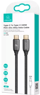 USB Кабель USAMS U82 Type-C-Type-C