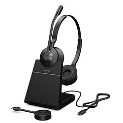 Беспроводная гарнитура Jabra Engage 55 UC Stereo USB-A with Charging Stand (9559-415-111)