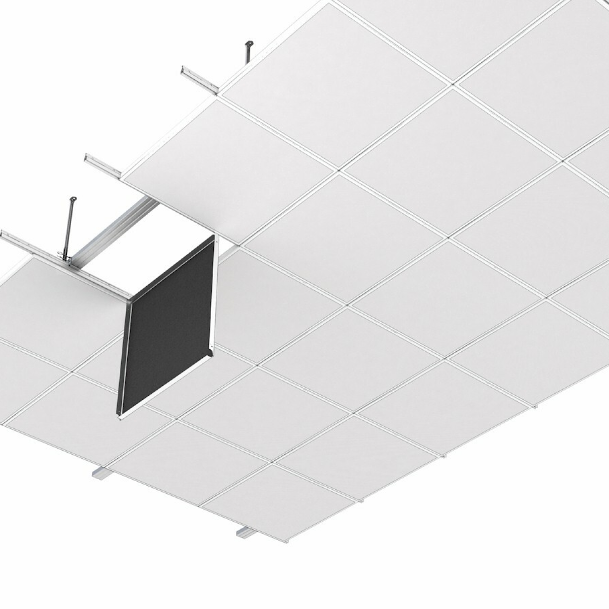 Проходная потолочная панель 300×1200 мм