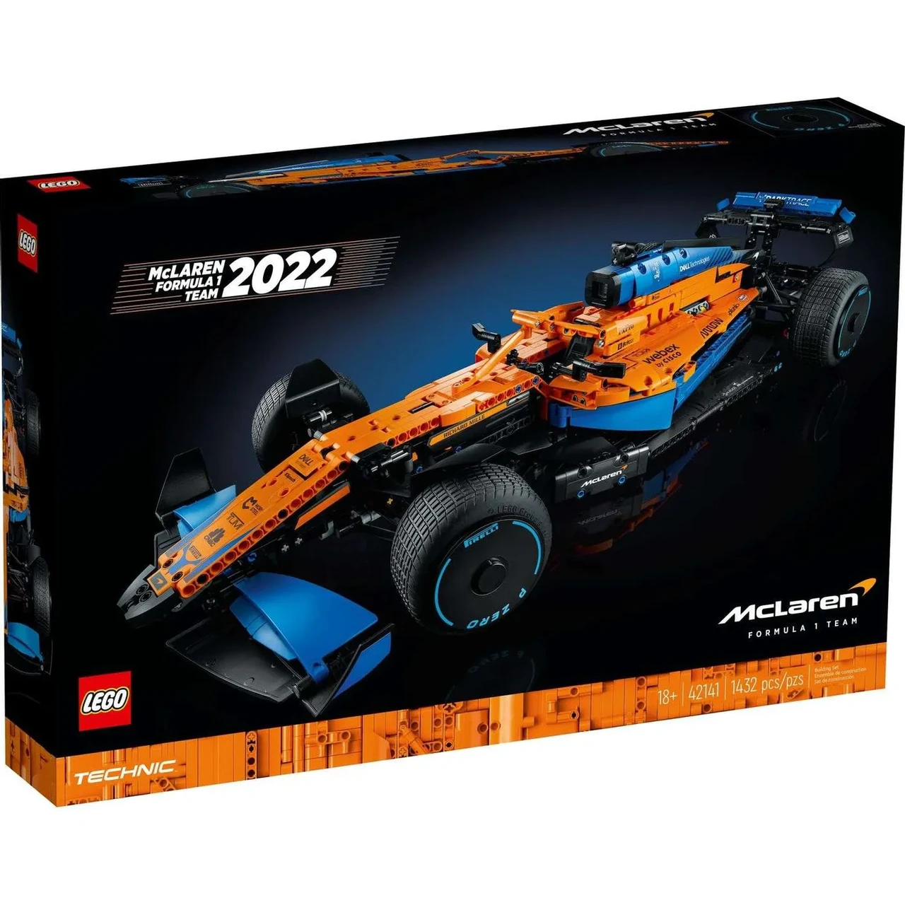 Конструктор LEGO Technic Гоночный автомобиль McLaren Formula 1 42141 - фото 1 - id-p110502135