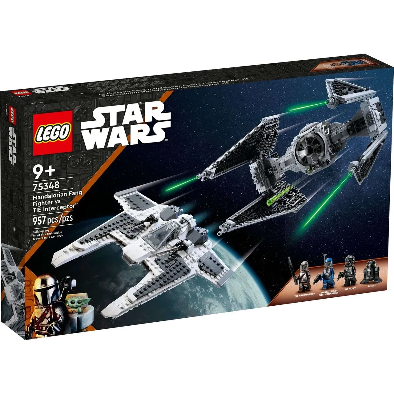 Конструктор LEGO Star Wars Мандалорский истребитель против перехватчика TIE 75348 - фото 1 - id-p110502128