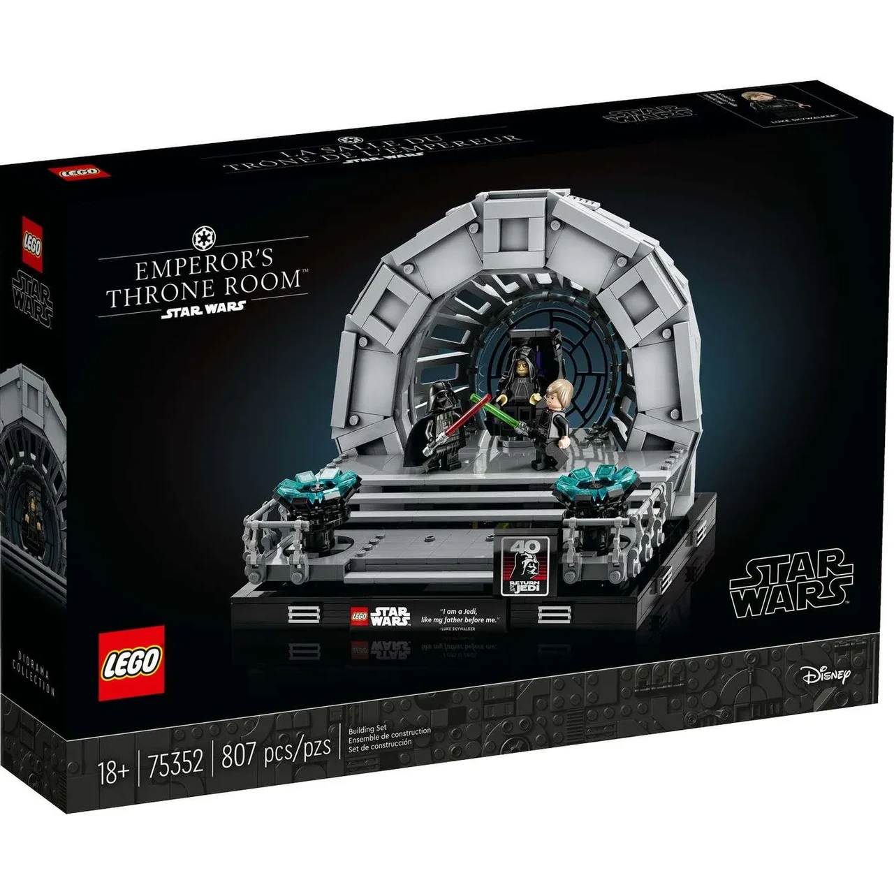 Конструктор LEGO Star Wars Диорама «Тронный зал императора» 75352 - фото 1 - id-p110502126