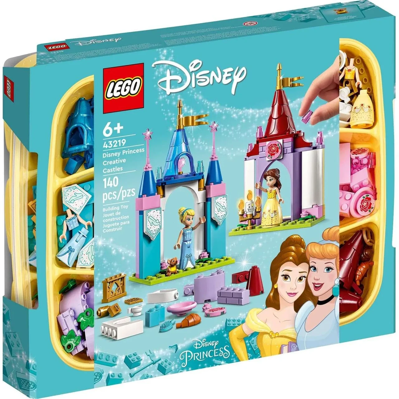 Конструктор LEGO Disney Princess Творческие замки диснеевских принцесс 43219 - фото 1 - id-p110501616