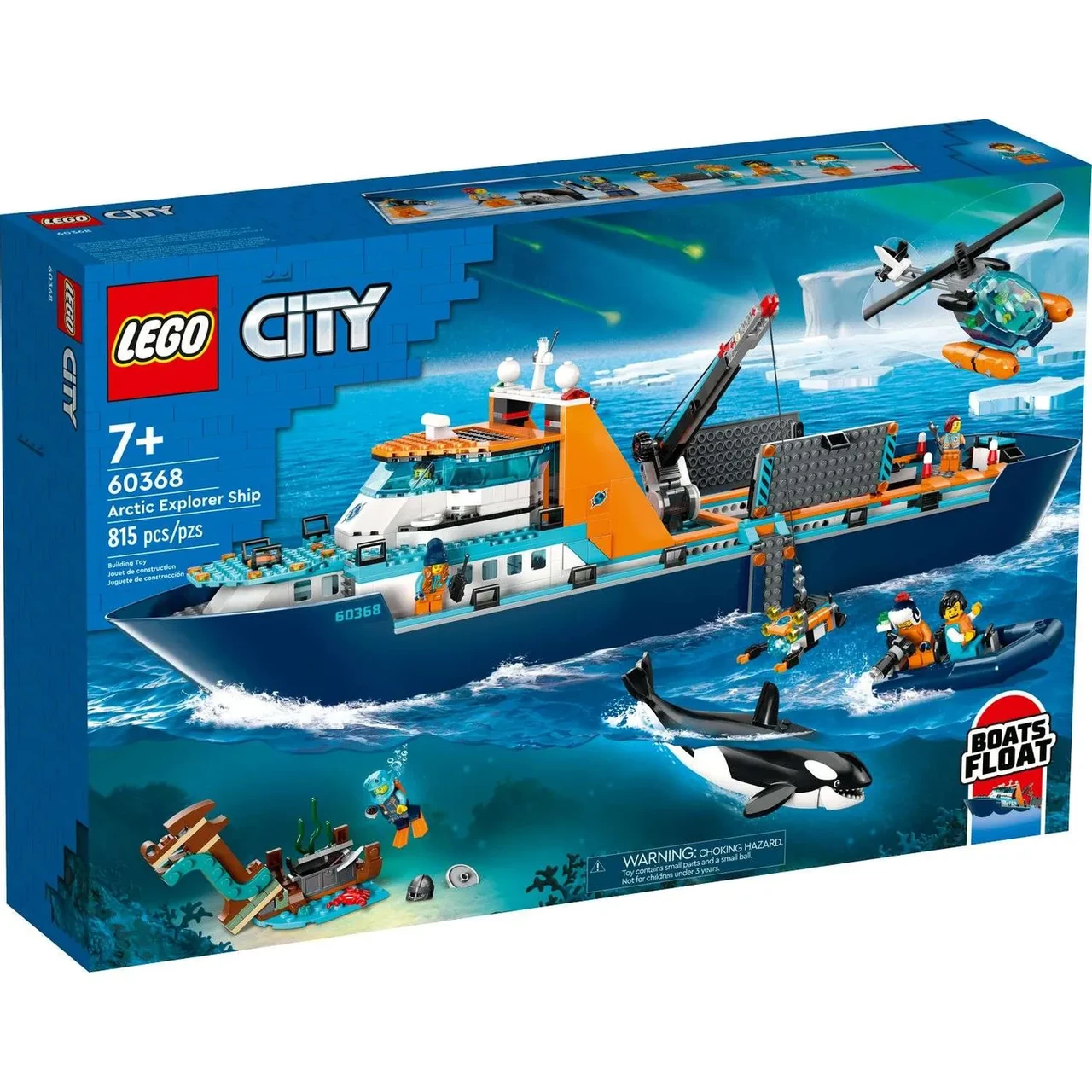 Конструктор LEGO City Арктический исследовательский корабль 60368 - фото 1 - id-p110501590