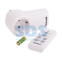 Радиоуправляемая розетка c пультом RX-001 (один пульт, одна розетка) 10А/30м REXANT