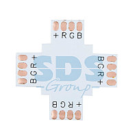 Плата соединительная (X) для RGB светодиодных лент шириной 10 мм LAMPER