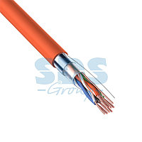 Кабель витая пара F/UTP, CAT 5e, ZH нг(А)-HF, 4PR, 24AWG, INDOOR, SOLID, оранжевый, 305м, REXANT