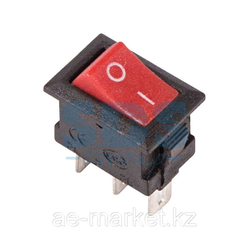 Переключатель клавишный 250V 3А (3с) ON-ON красный Micro (RWB-102) REXANT - фото 1 - id-p92019836
