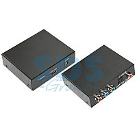 YPbPr + SPDIF / Toslink- HDMI түрлендіргіші, металл REXANT
