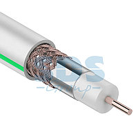 Кабель коаксиальный SAT 703 B, CCS/Al/Al, 75%, 75Ом, 100м, INDOOR, белый PROconnect