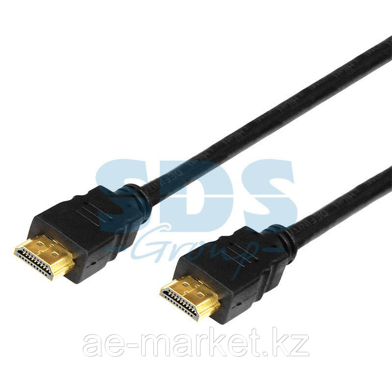 Кабель HDMI - HDMI 1.4, 2м, Gold REXANT - фото 1 - id-p92022622
