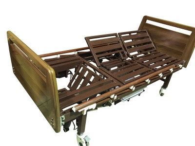 Кровать медицинская с санитарным оснащением с фукнциями "кардио-кресло" (электро) и переворота пациента - фото 1 - id-p110543572