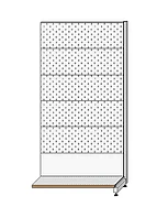 Стеллаж пристенный перфорированный 1000, 1900/400