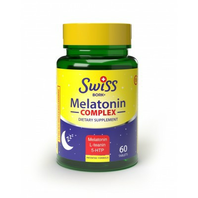 Мелатонин от SWISS BORK 60 таблеток - фото 1 - id-p110543599