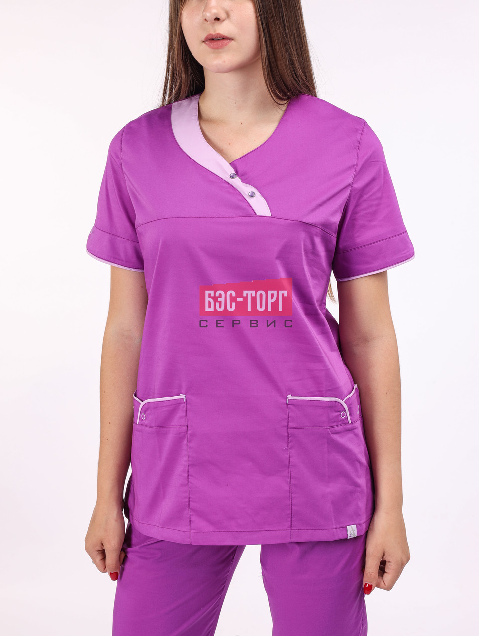 Медицинский костюм Sun фиолетовый