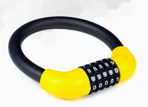 Навесной тросовый  кодовый  замок "Padlock"