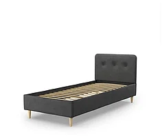 Кровать Дримс темно-серый 90х200 см