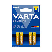 VARTA Longlife Micro 1.5V - LR03/ AAA батареясы (4 дана)