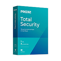 Антивирус PRO32 Total Security BOX лицензия на 1 год 3ПК