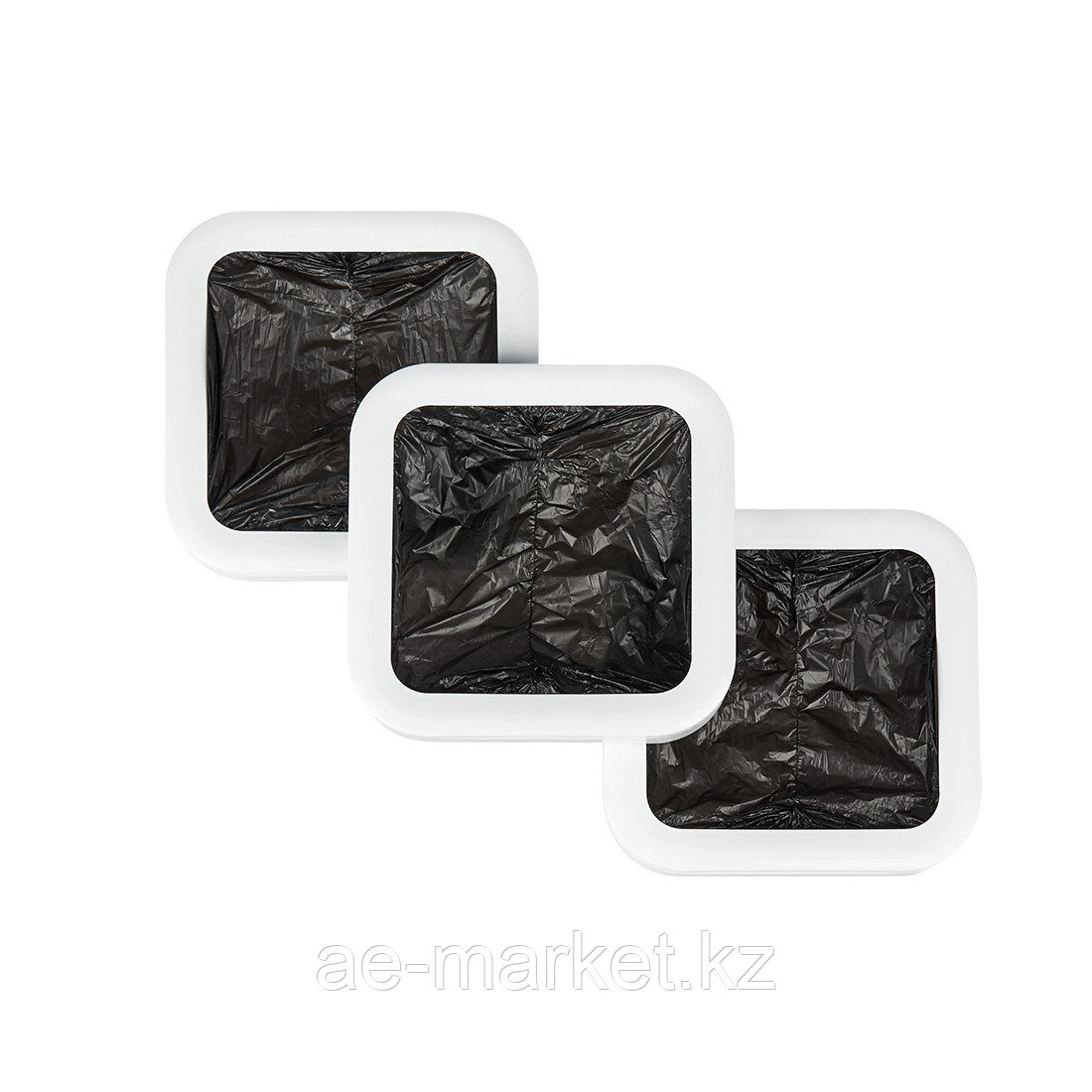 Сменные пакеты для умного мусорного ведра Townew Refill Ring R01C (150 шт. в упаковке) Черный - фото 3 - id-p110552129