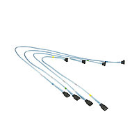 SATA 4x Supermicro CBL-0180L-01 интерфейстік кабелі