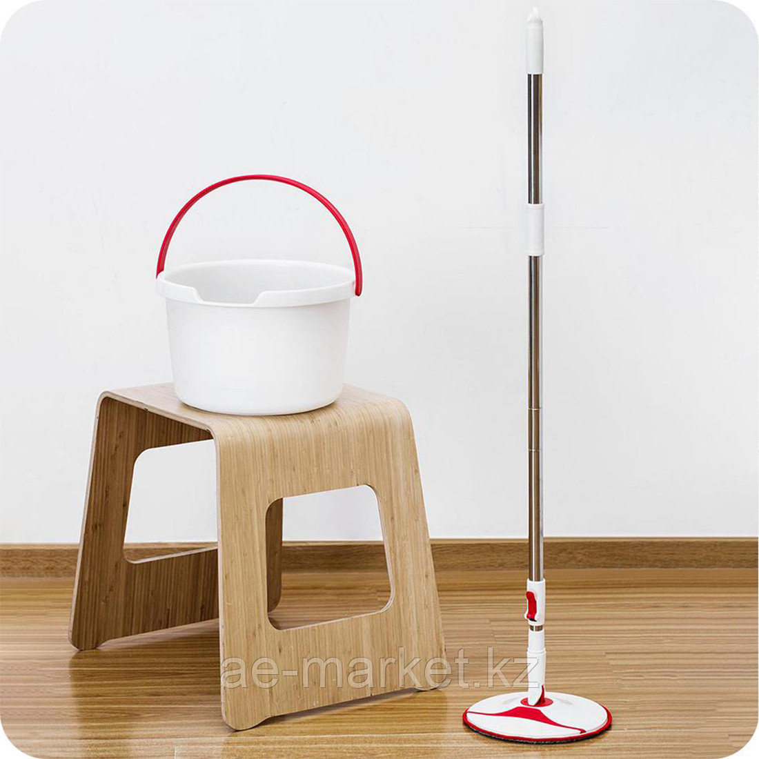Комплект для уборки Yijie Rotary Mop Set Белый - фото 3 - id-p110551837