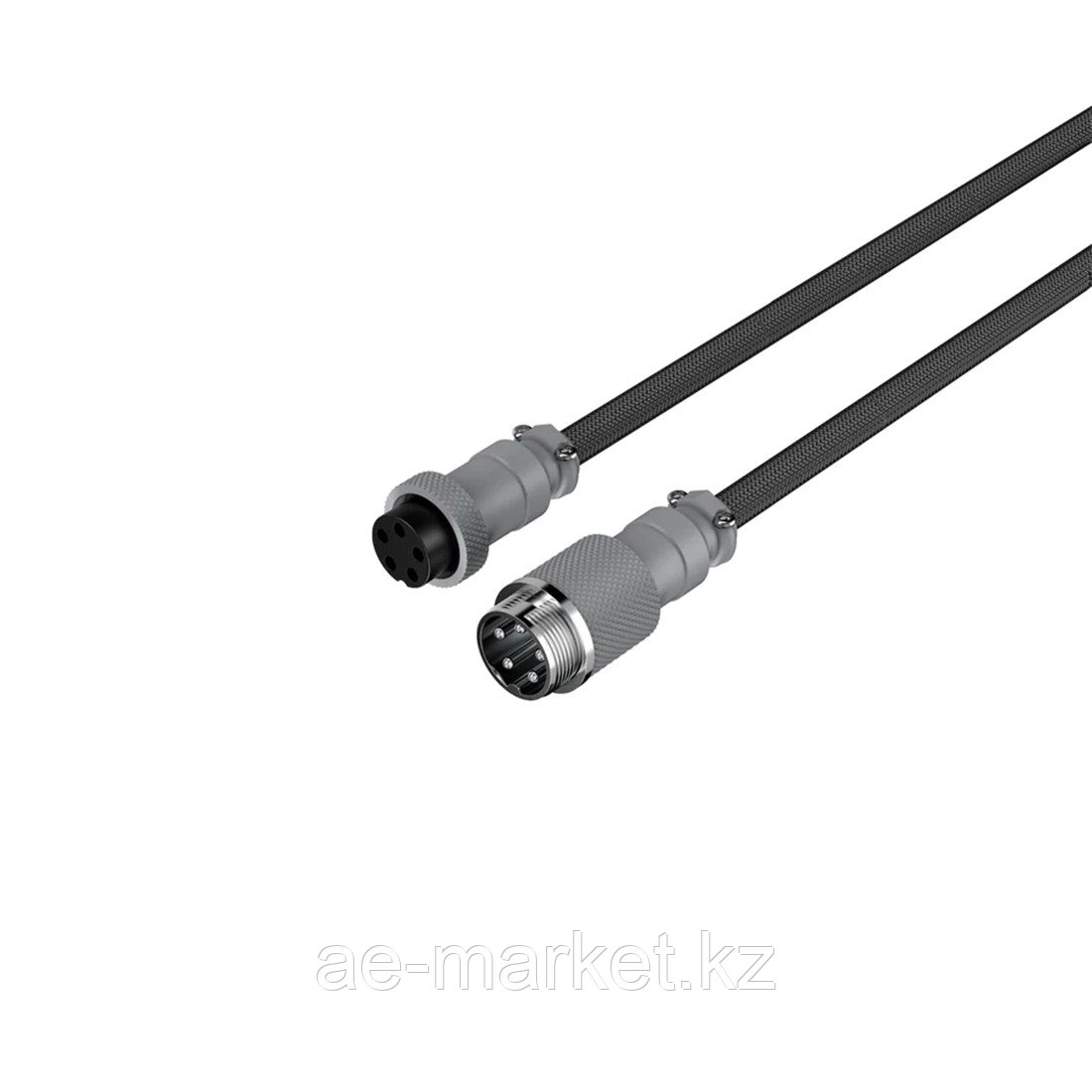 Провод для механической клавиатуры HyperX USB-C Coiled Cable Gray 6J678AA - фото 3 - id-p110552587