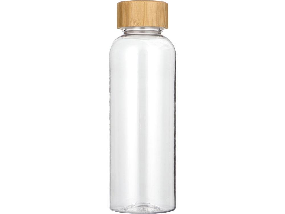 Бутылка из переработанного пластика Kato Bamboo с бамбуковой крышкой, 500 мл - фото 3 - id-p110555283