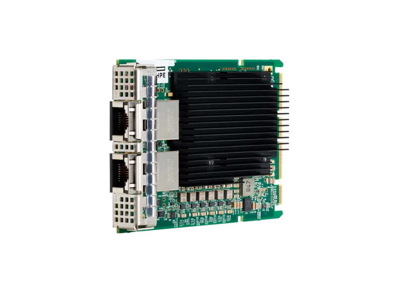 HPE P10115-B21 Адаптер сетевой Broadcom BCM57414 Ethernet 10/25 Гбит/с, 2 порта SFP28 OCP3 для HPE - фото 1 - id-p110556709