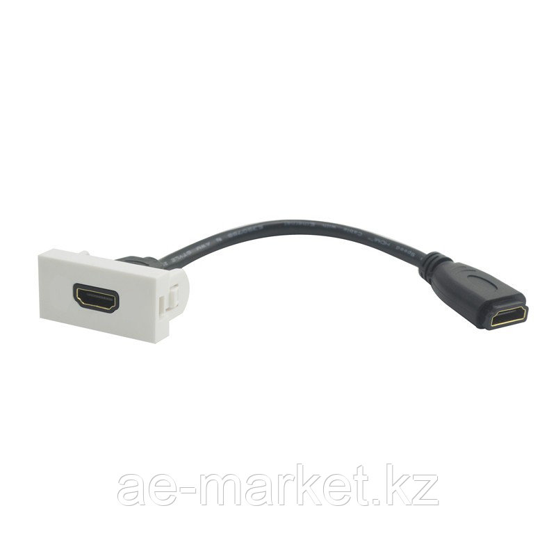 Shelbi HDMI с лицевой панель 45х22.5 mm, со шнуром 200 mm