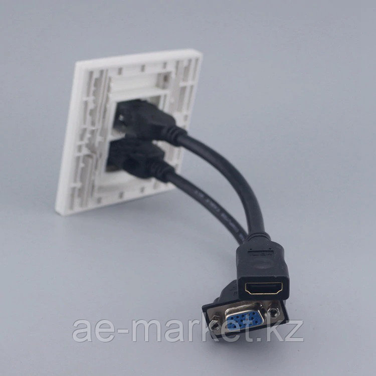 Shelbi HDMI с лицевой панель 45х22.5 mm, со шнуром 200 mm - фото 3 - id-p110556843