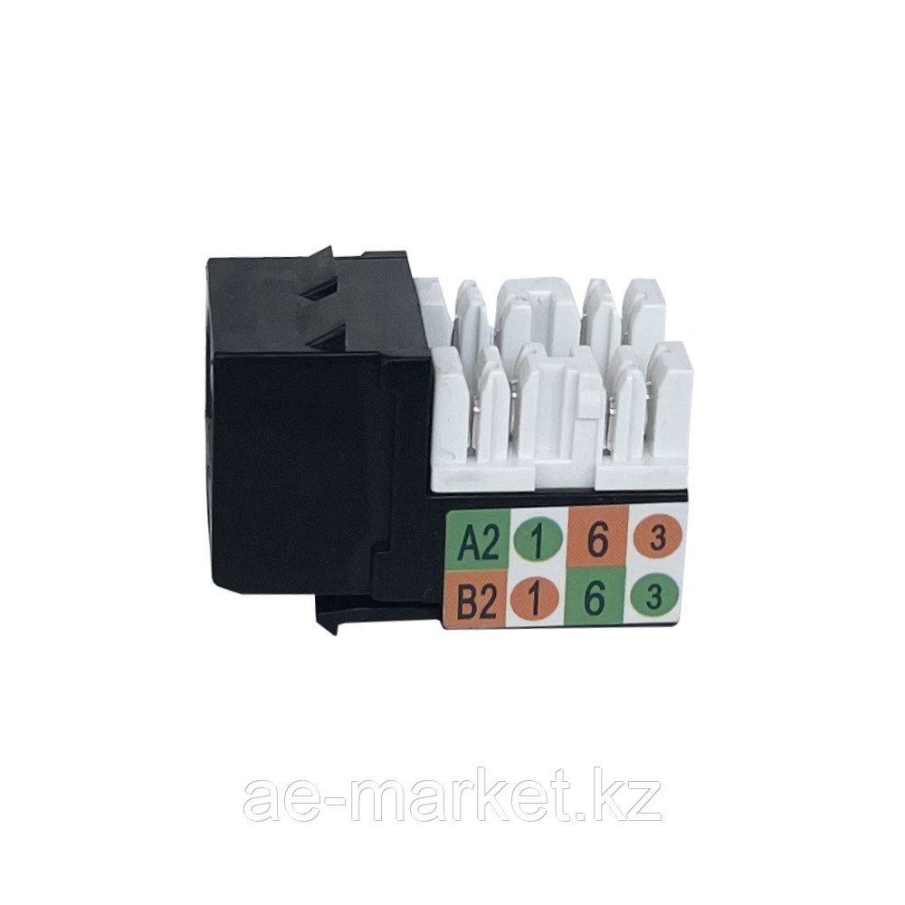 Shelbi Розеточный модуль 5е UTP 1xRJ45 Keystone jack, чёрный 90 (наборный) - фото 5 - id-p110556855