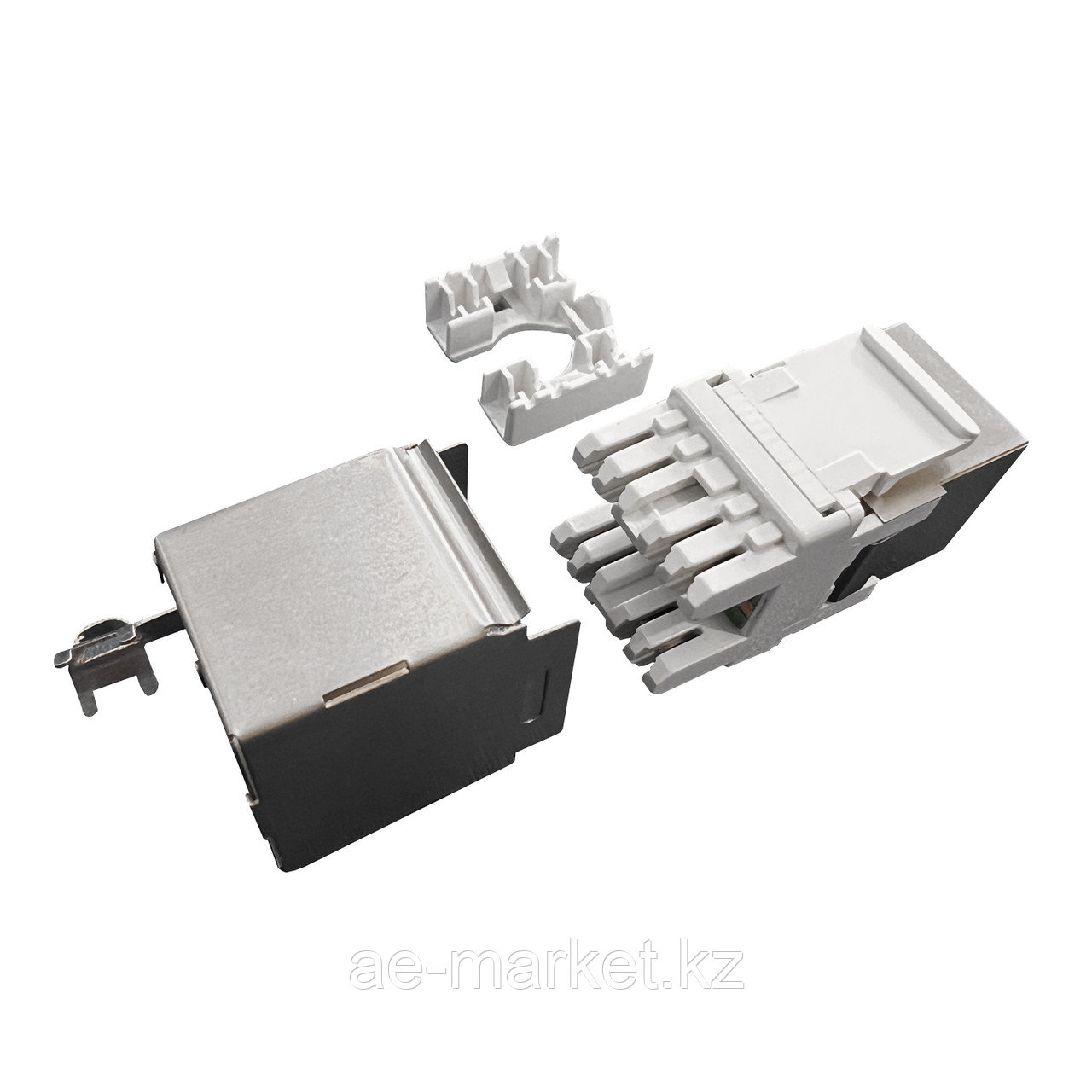 Shelbi SKJ-45-6EF-W Розеточный модуль 6 F\UTP 1xRJ45 Keystone jack 180° (наборный) - фото 5 - id-p110556910