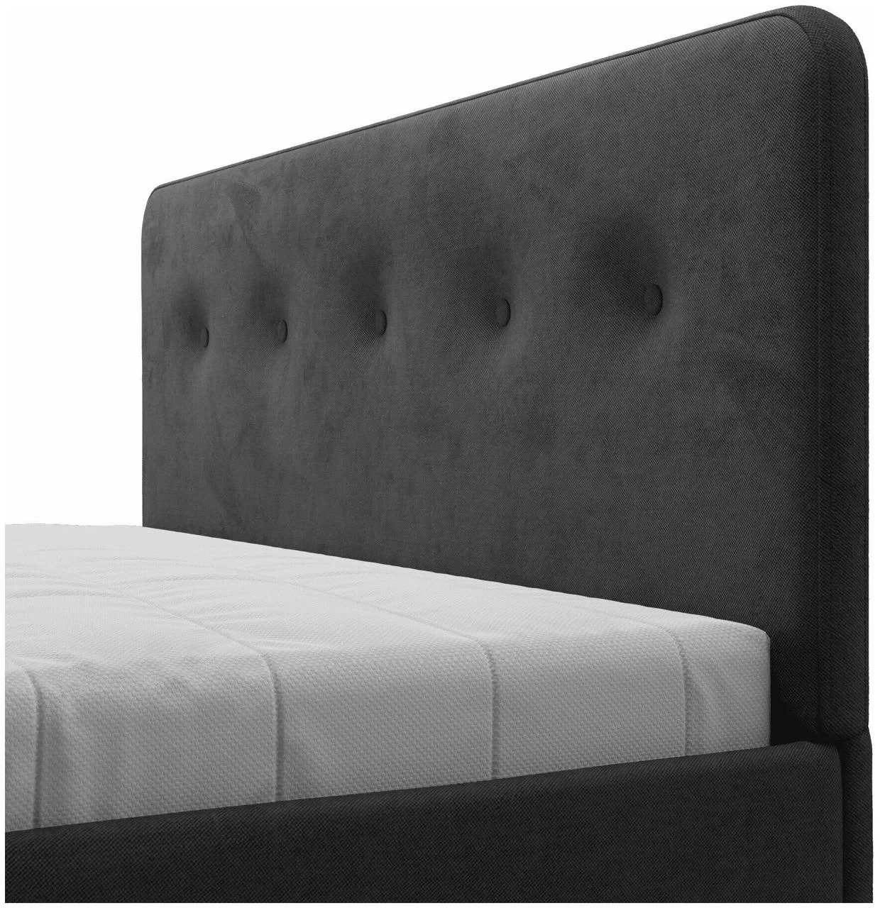 Кровать Дримс темно-серый 140х200 см - фото 3 - id-p110556977