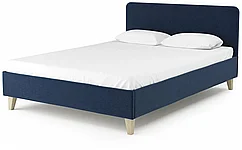 Кровать Salotti Сканди темно-синий, 160х200 см