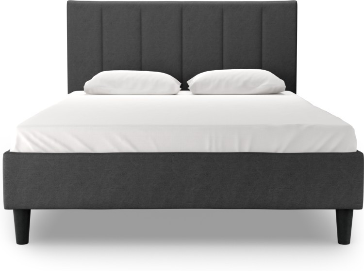 Кровать Salotti 10400016 ДЖЕЙН, 140x200 см, без матраса, серый - фото 2 - id-p110557194